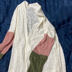 This is a ankle length long sleeve Beautiful cardigan